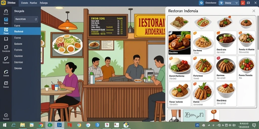 Interaksi karakter menarik dan penuh strategi.