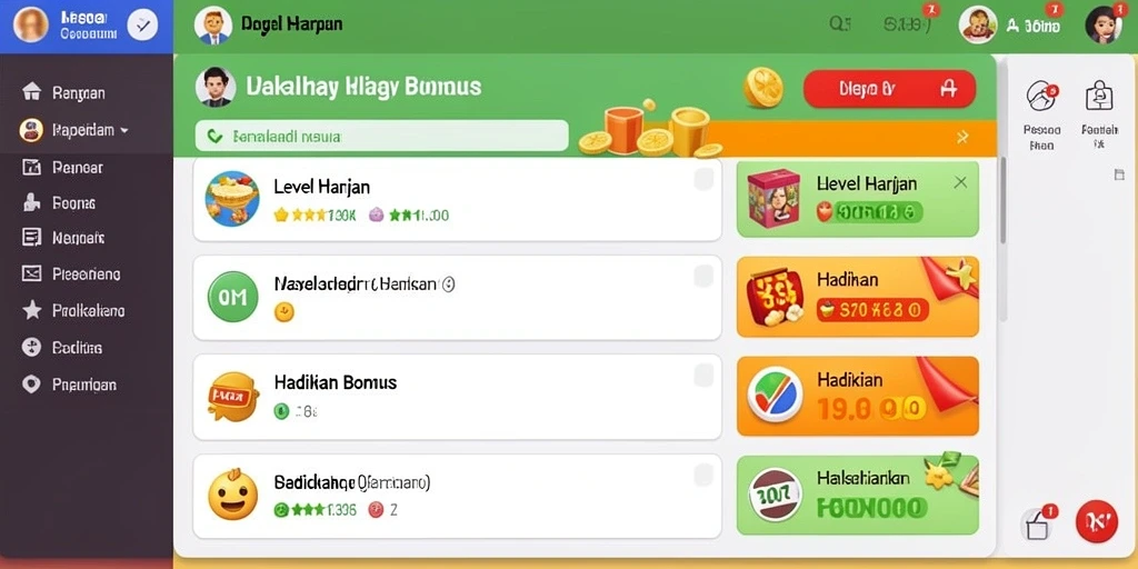 Sistem penghargaan yang mengasyikkan.