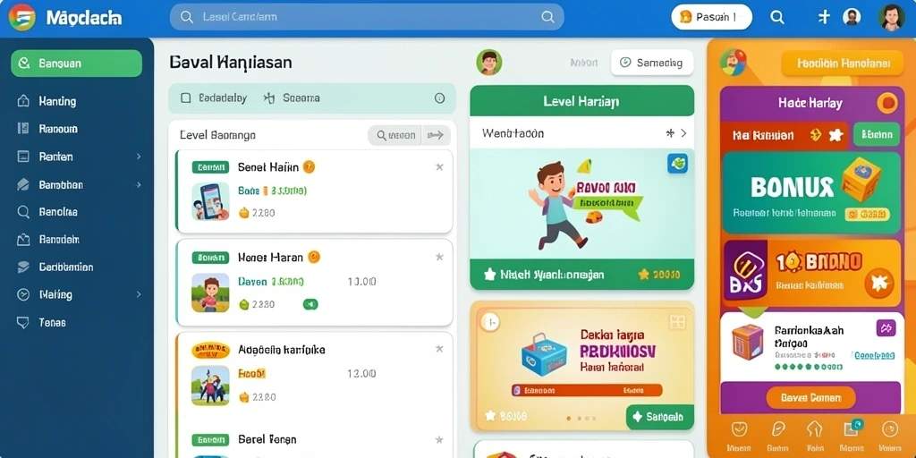 Sistem reward yang menarik dan menguntungkan.