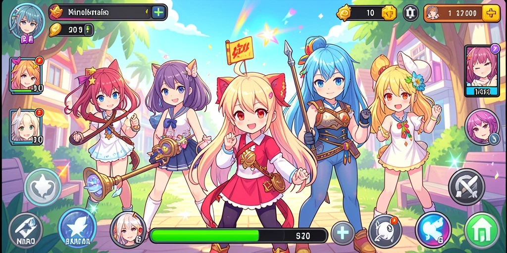 Screenshot menunjukkan pemain berinteraksi dalam mode multiplayer.
